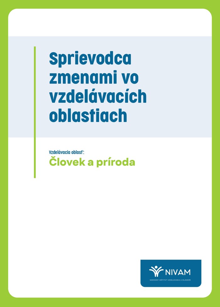 Náhľadový obrázok titulnej strany Sprievodcu pre vzdelávaciu oblasť Človek a príroda