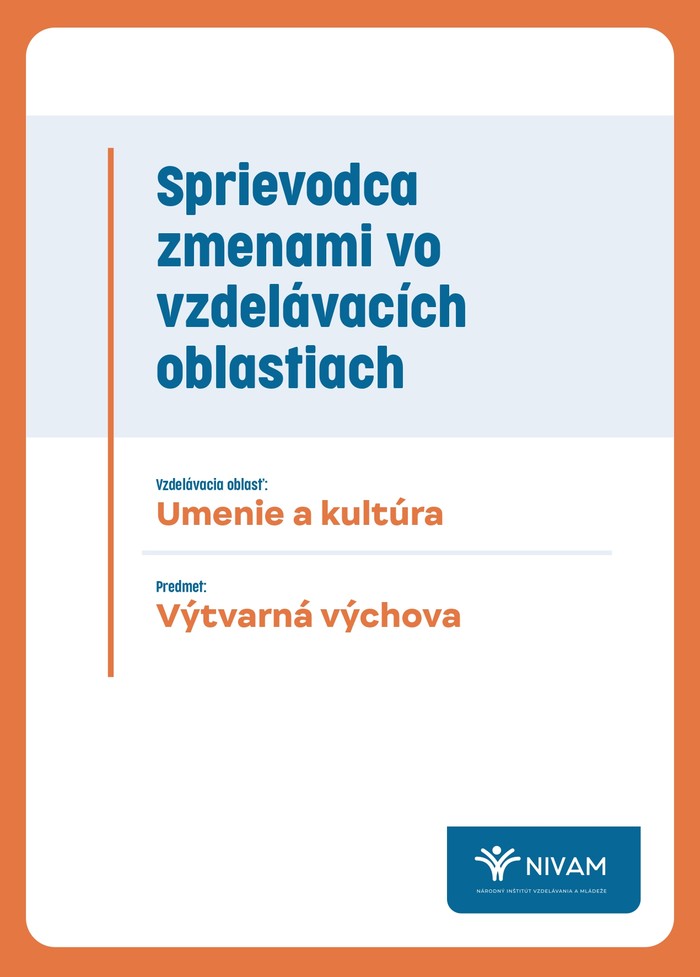 Náhľadový obrázok titulnej strany Sprievodcu pre VO Umenie a kultúra - výtvarná výchova