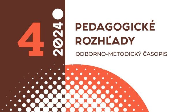 Ilustračný obrázok - titulná strana časopisu Pedagogické rozhľady