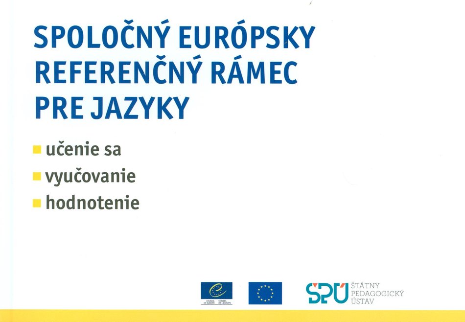 Náhľadový obrázok titulnej strany publikácie Spoločný Európsky referenčný rámec pre jazyky