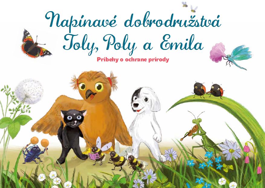 Náhľad titulnej strany knihy Napínavé dobrodružstvá Toly, Poly a Emila