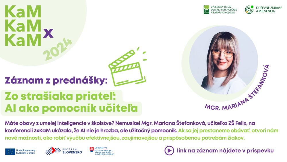 Banner prednášky zo stránky VÚDPaP
