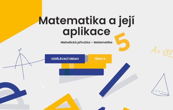 Ilustračný obrázok: náhľad titulnej strany online príručky Matematika a její aplikace