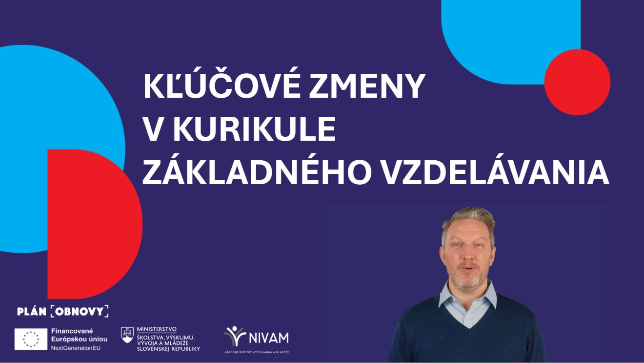 Titulný obrázok online kurzu Kľúčové zmeny v kurikule základného vzdelávania