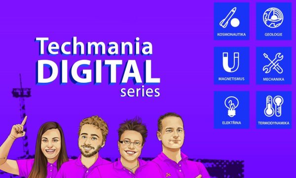 Ilustračný obrázok: náhľad hlavnej stránky Techmania Digital Series