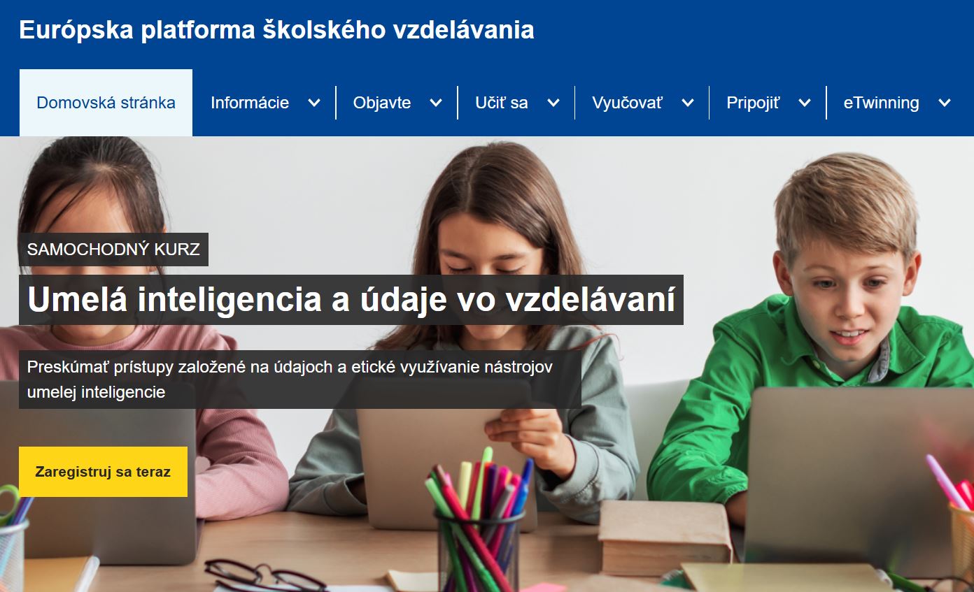 Ilustračný obrázok: Európska platforma školského vzdelávania