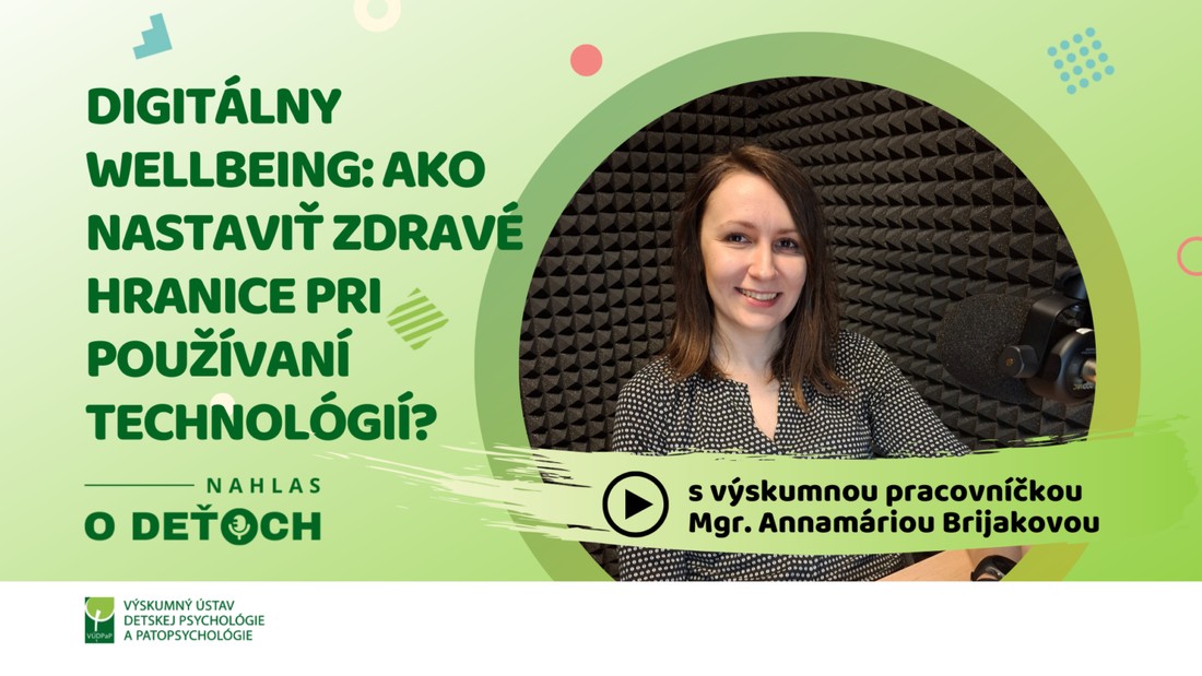 Obrázok: Promo banner k podcastu Digitálny wellbeing: Ako nastaviť zdravé hranice pri používaní technológií?