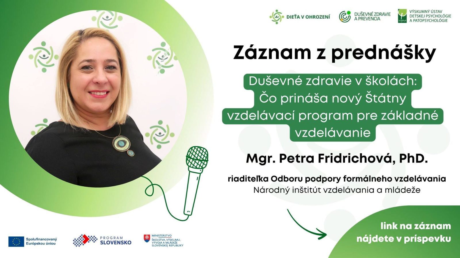 Obrázok: Promo banner k záznamu prednášky (VÚDPaP)
