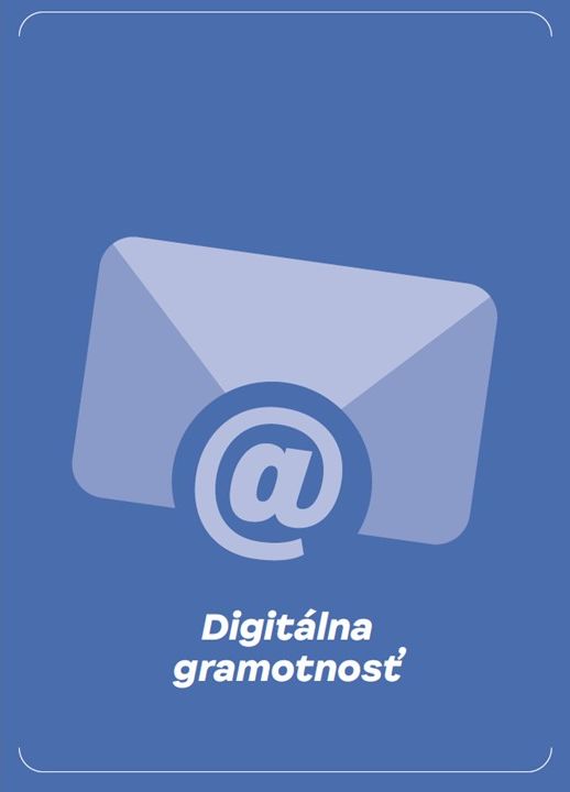Titulná strana digitálnej gramotnosti v sprievodcovi pre prierezové gramotnosti