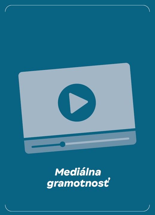 Obrázok titulnej strany mediálnej gramotnosti zo sprievodcu pre prierezové gramotnosti
