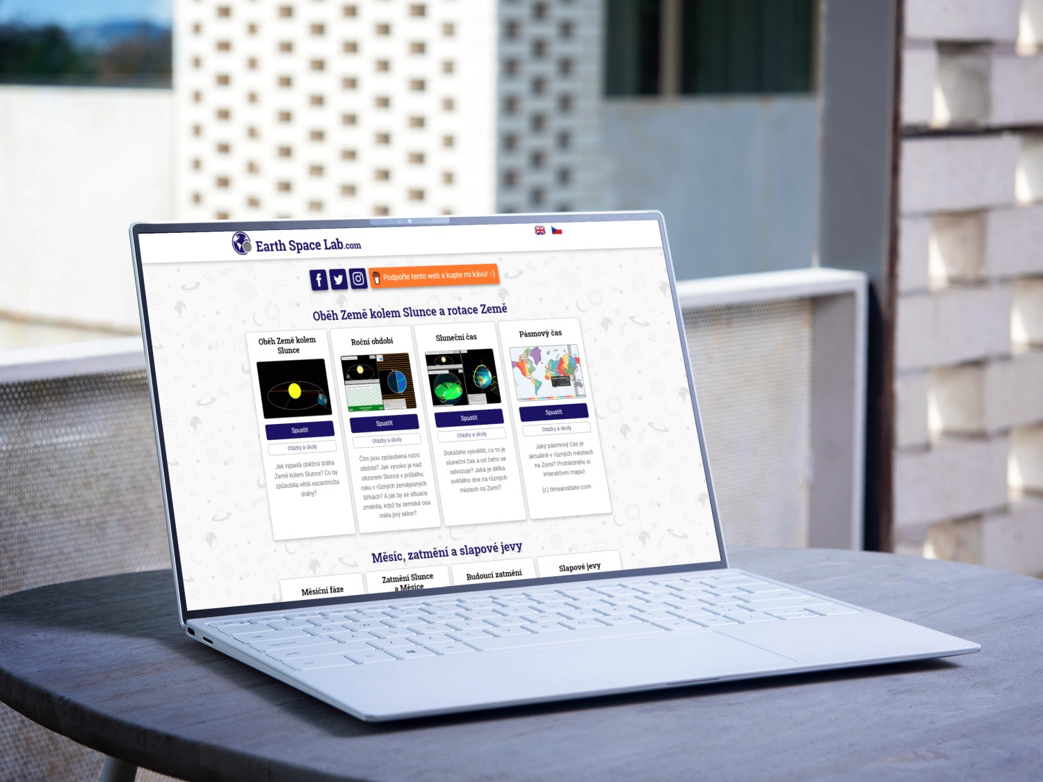 Ilustračný obrázok k aplikácii EarthSpaceLab