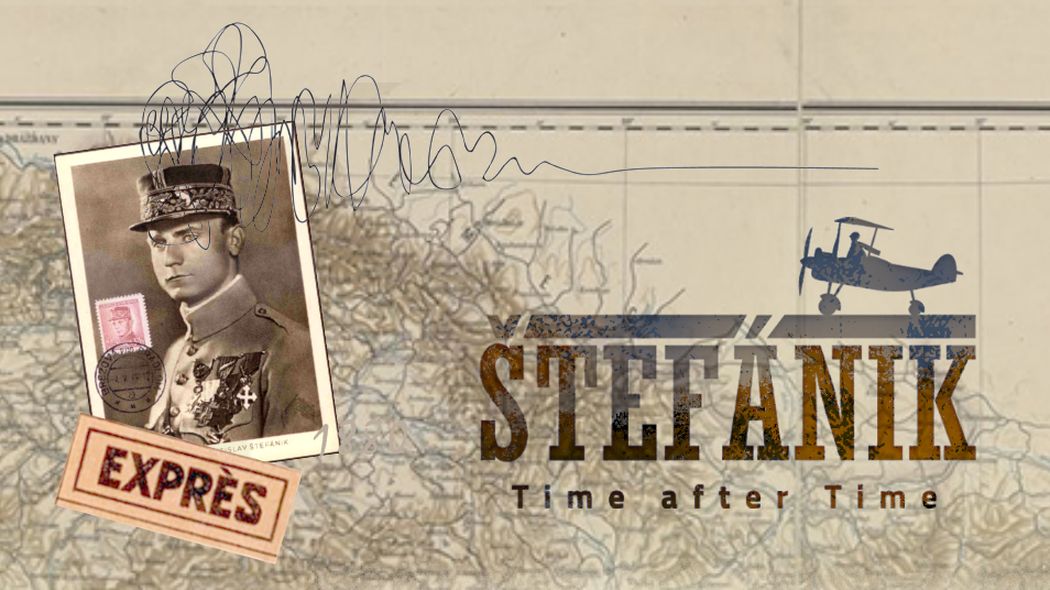 Ilustračný obrázok k interaktívnej hre Štefánik Time after Time