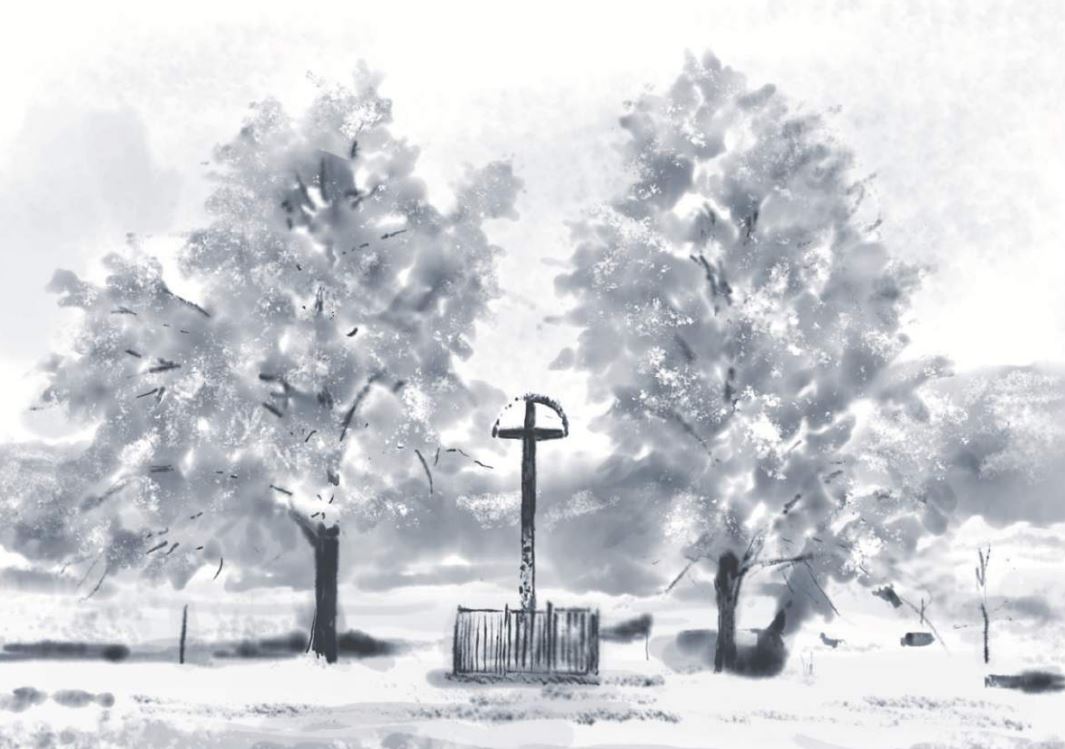 Príklad ilustrácie z publikácie Krajina, stromy a my