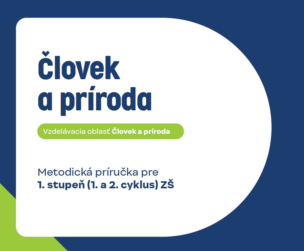 Titulná strana metodickej príručky NIVAM Človek a príroda pre 1. a 2. cyklus