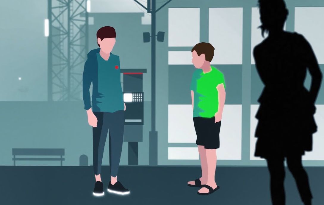 Ilustračný obrázok Elias medzi dvoma svetmi