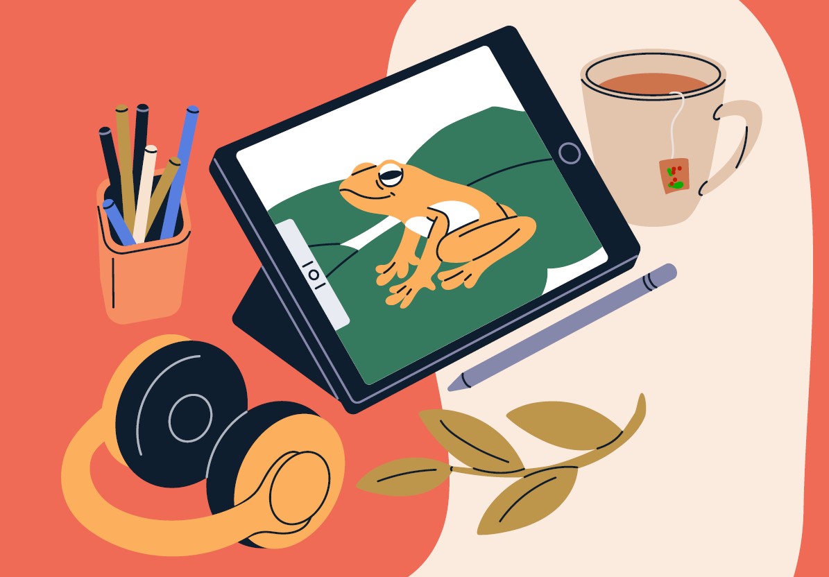 Ilustračný obrázok k publikácii Odporúčania na zdravé používanie obrazovkových médií u detí a adolescentov Slovensko 2025