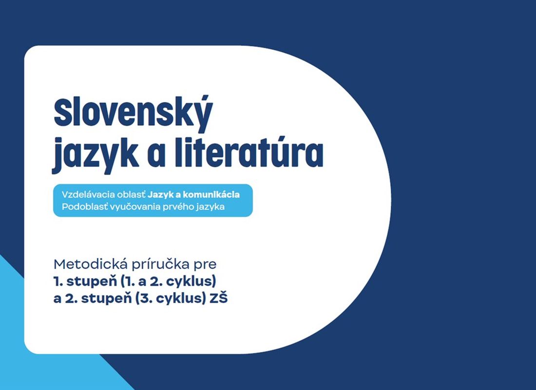 Metodická príručka Slovenský jazyk a literatúra: náhľad titulnej strany