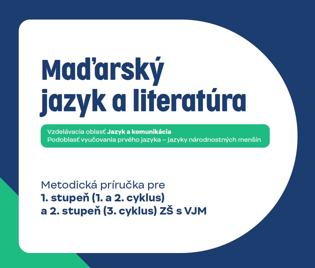 Titulná strana metodickej príručky pre maďarský jazyk a literatúru